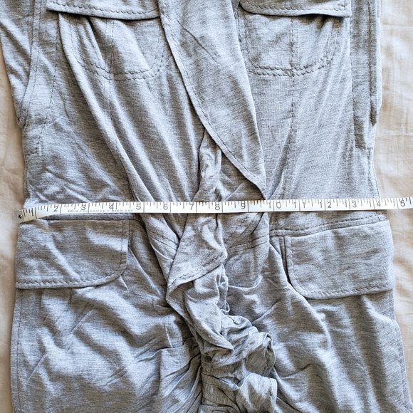 BCBGMaxAzria Runway Grey Shirt Dress (XS) - Picture 3 of 5